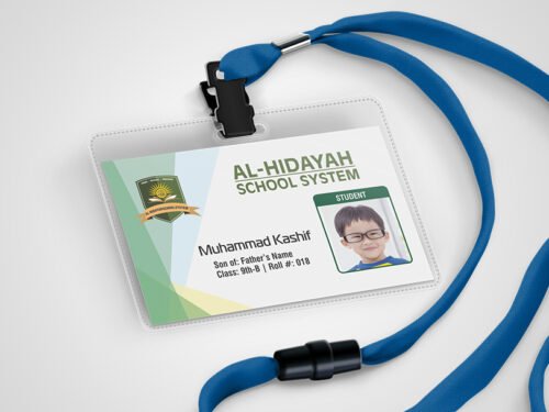 School ID Card design for Al-Hidayah