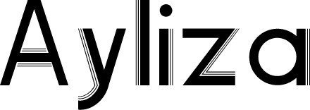 Ayliza logo, deco direction