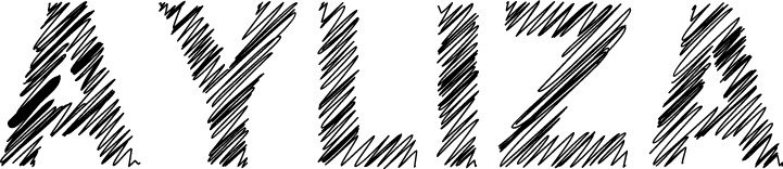 Ayliza logo, sketch direction