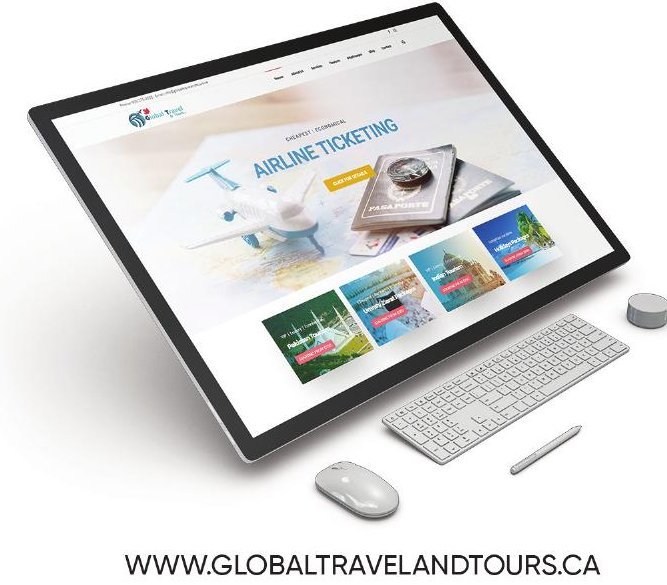Global Travel & Tours website homepage