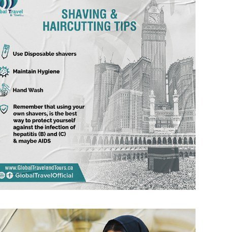 Global Travel & Tours — Shaving and Haircutting Tips post for Hajj pilgrims