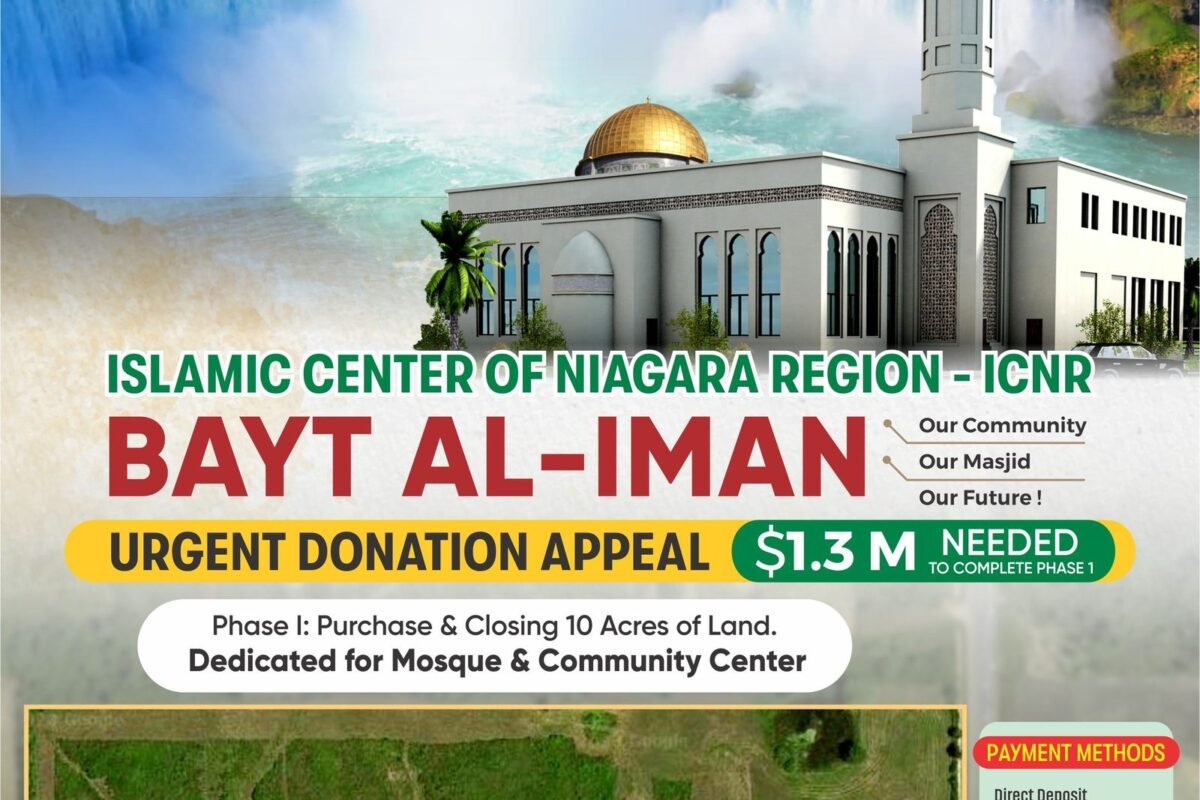 Islamic Center of Niagara Region masjid design