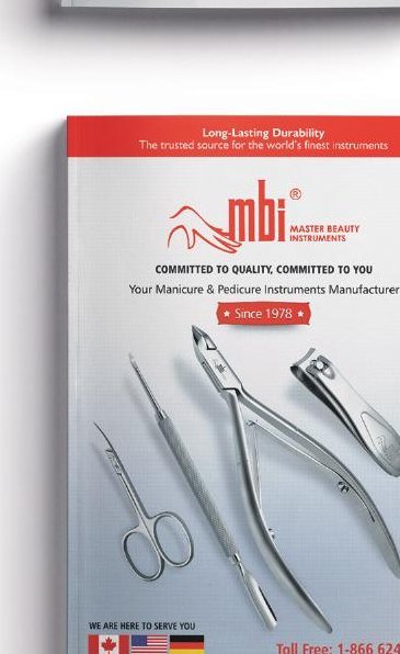 MBI Master Beauty Instruments catalogue cover