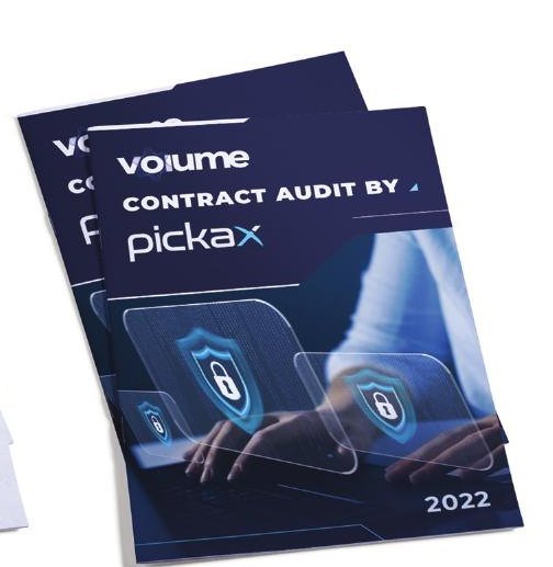 Pickax contract audit volume design