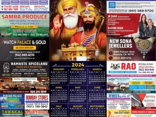 Sikh Community calendar 2024 — Rashid Malik