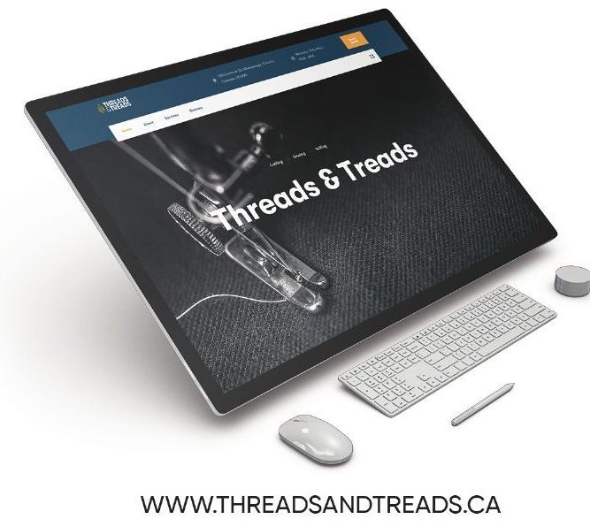 Threads & Treads website homepage