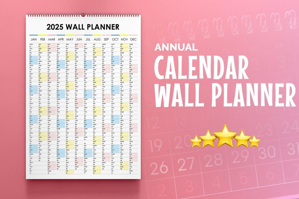 Wall Planner design by The Design PK