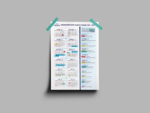 Calendar design for Washashore by The Design PK