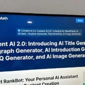 Revolutionizing WordPress SEO: Introducing Rank Math's Supercharged Content AI 2.0
